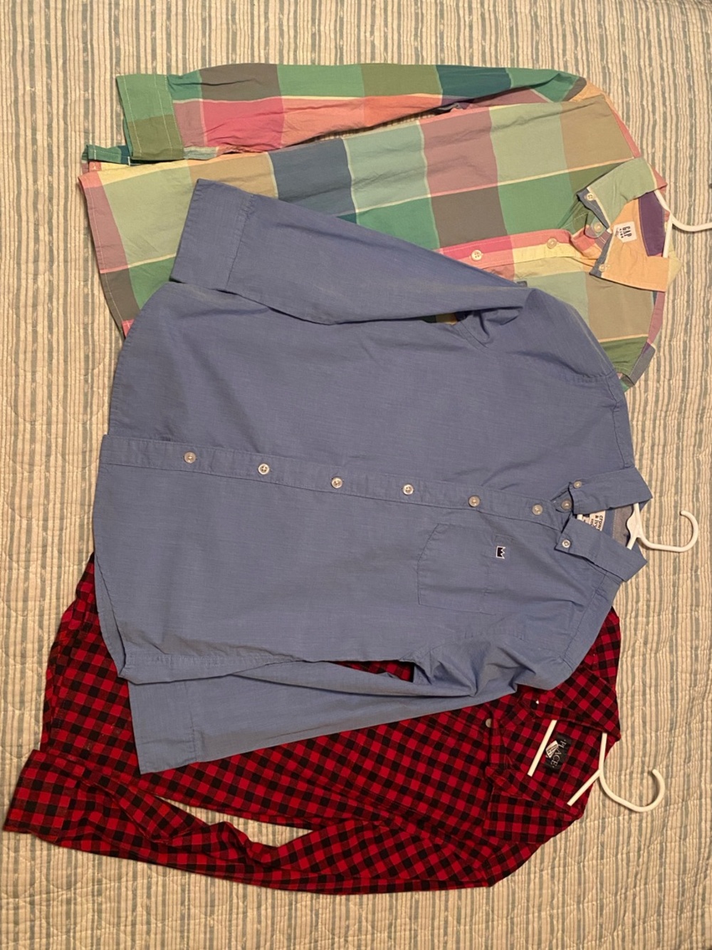 Lot of 3 Boy Button Down Shirts